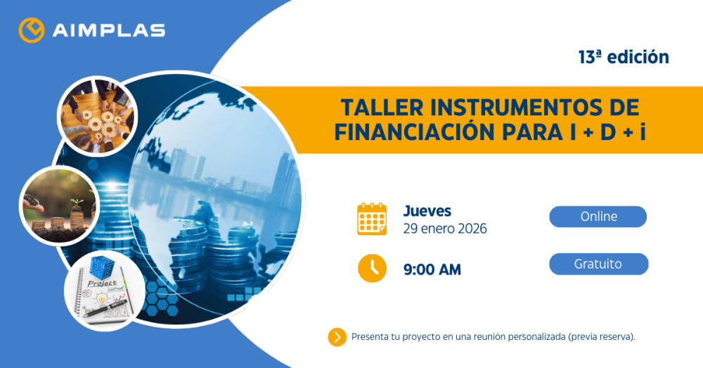 Taller online: Instrumentos de Financiación para la I+D+i